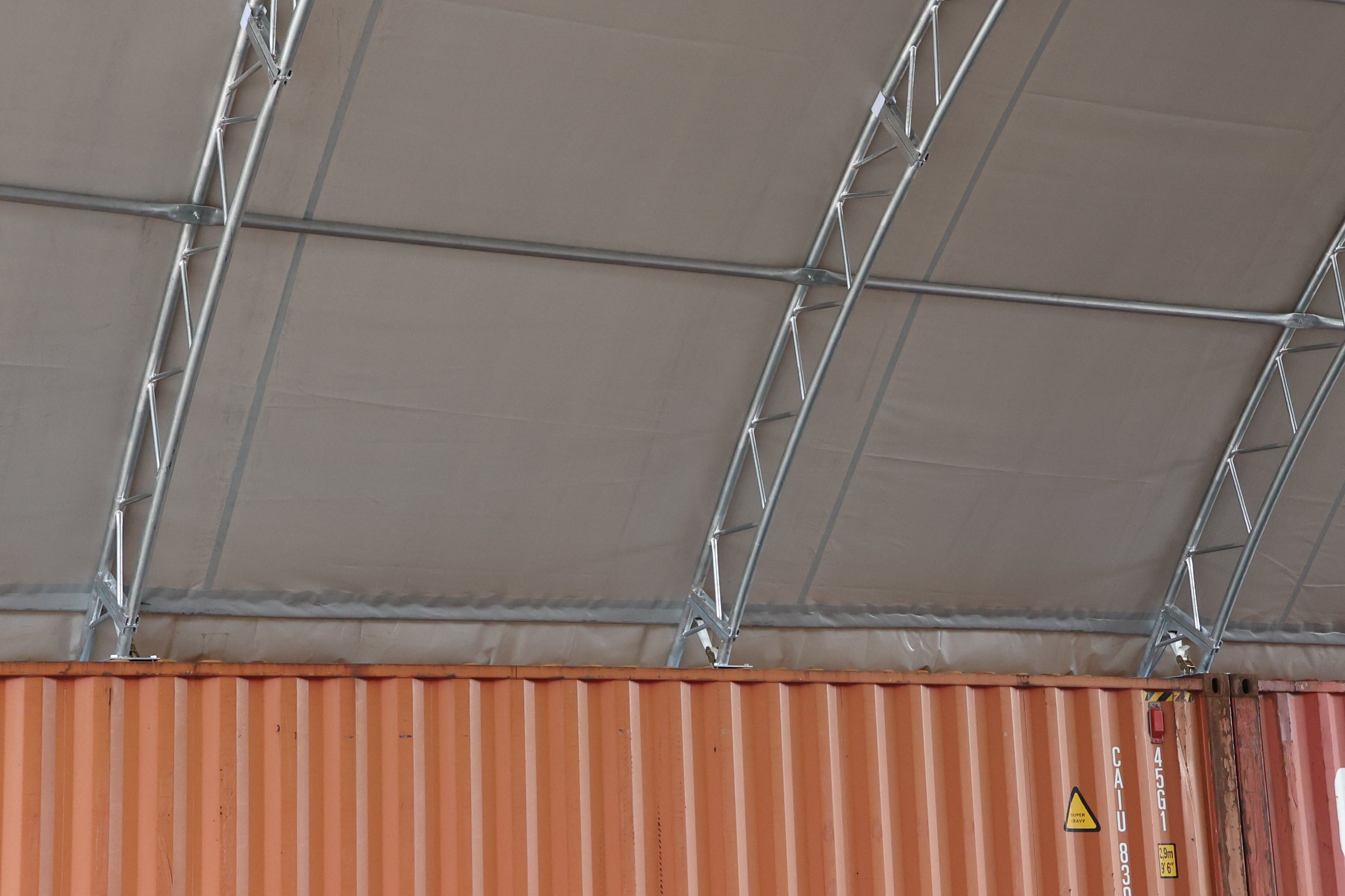Container Shelter - 60ft x 80ft x 20ft (18m x 24.3m x 6m)