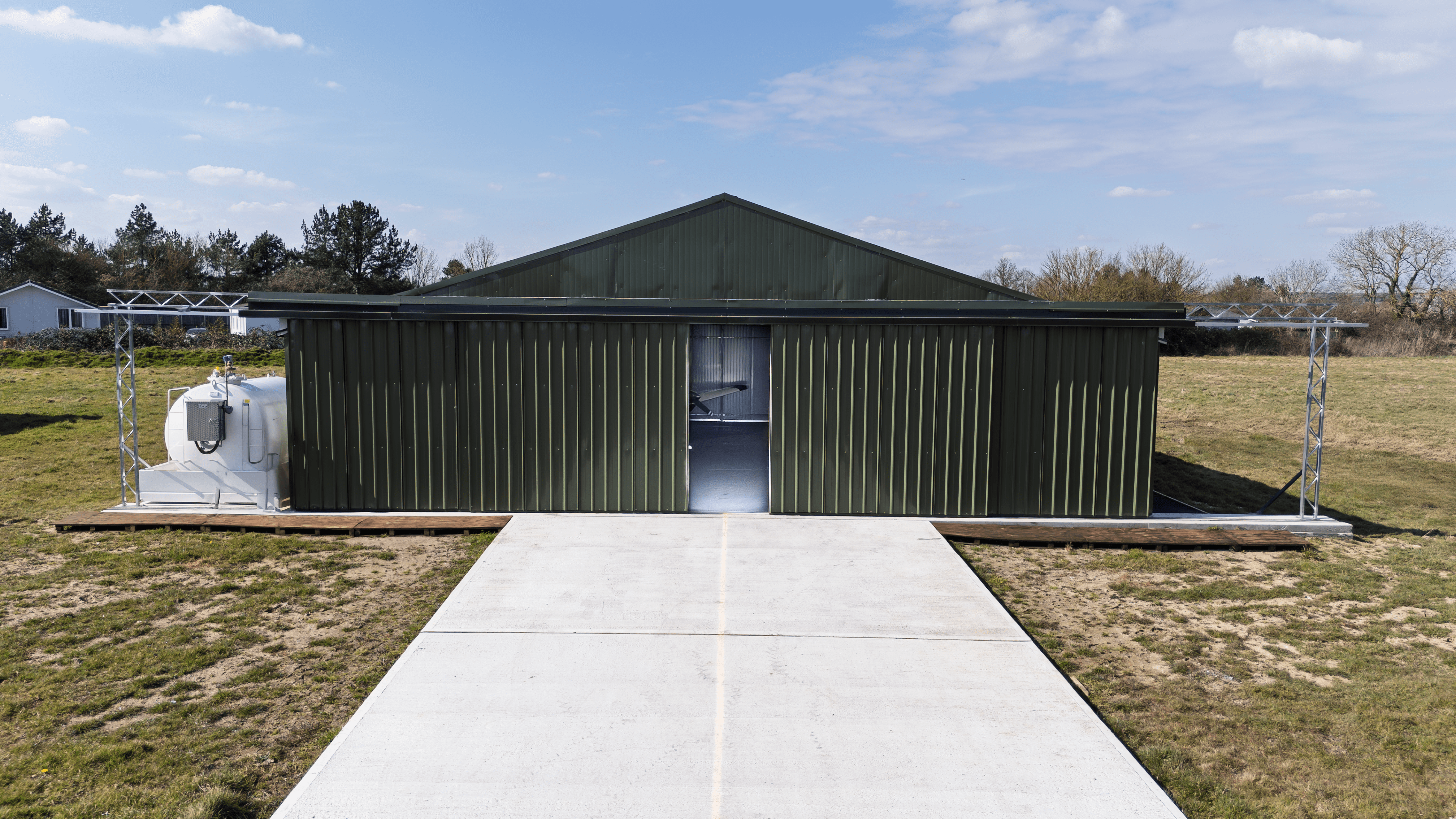 Steel Aircraft Hangar