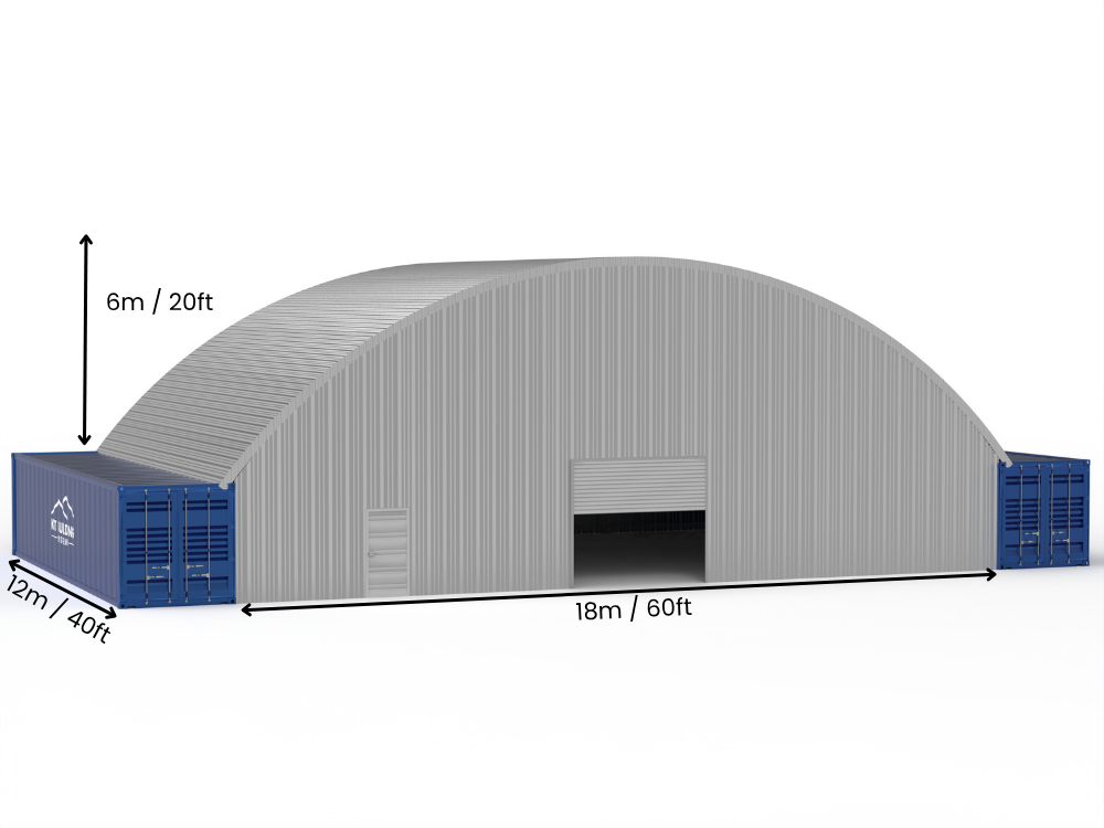 Izindlu Zokugcina Zensimbi - 60ft x 40ft x 20ft (18m x 12m x 6.1m)