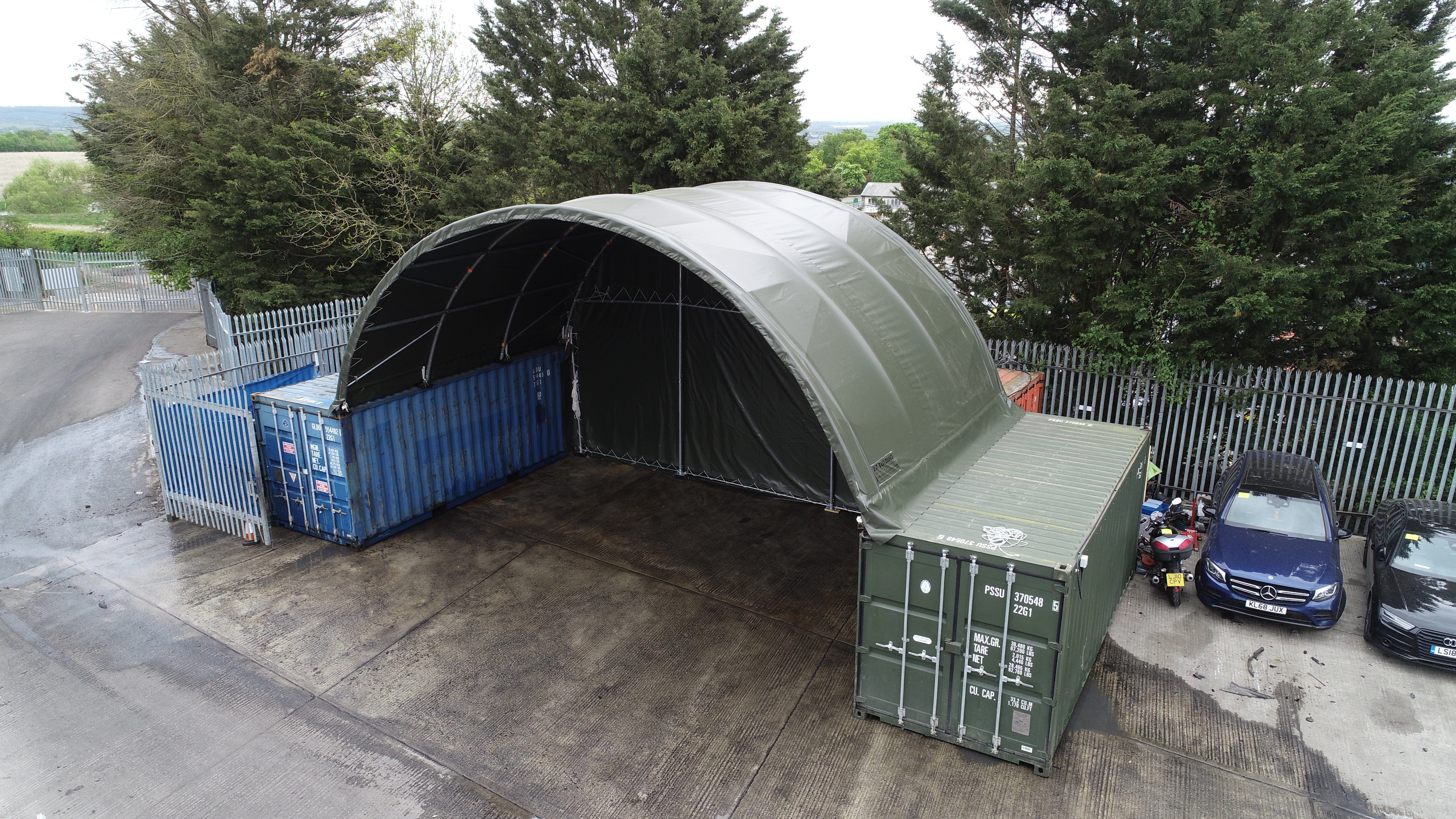 Container Shelter – 33ft x 20ft x 12ft (10m x 6m x 3.6m)