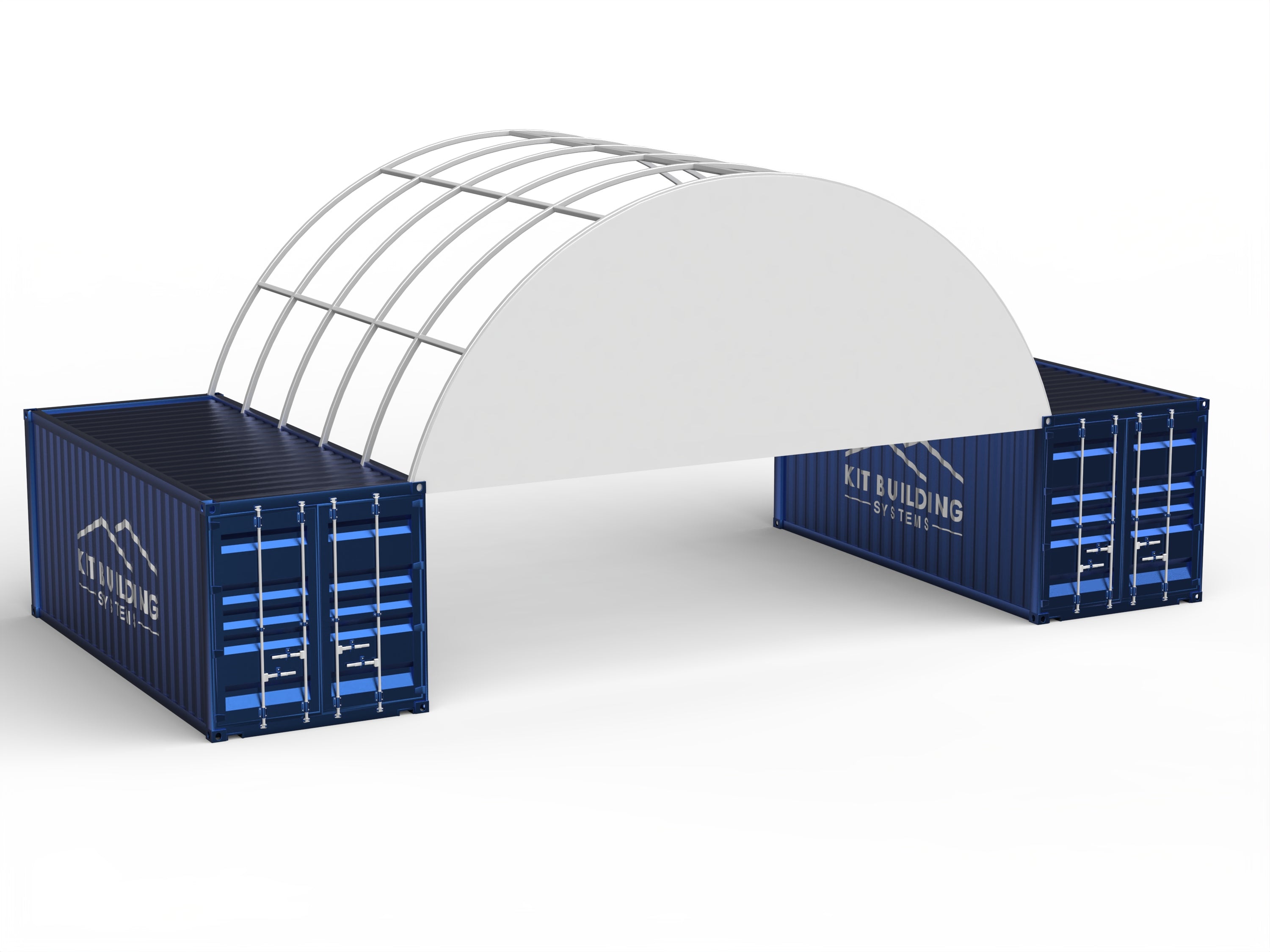 8m (26ft) Oopspan | Kontener Skerms 26ft Breedte, 10ft Hoogte (8m x 3m)