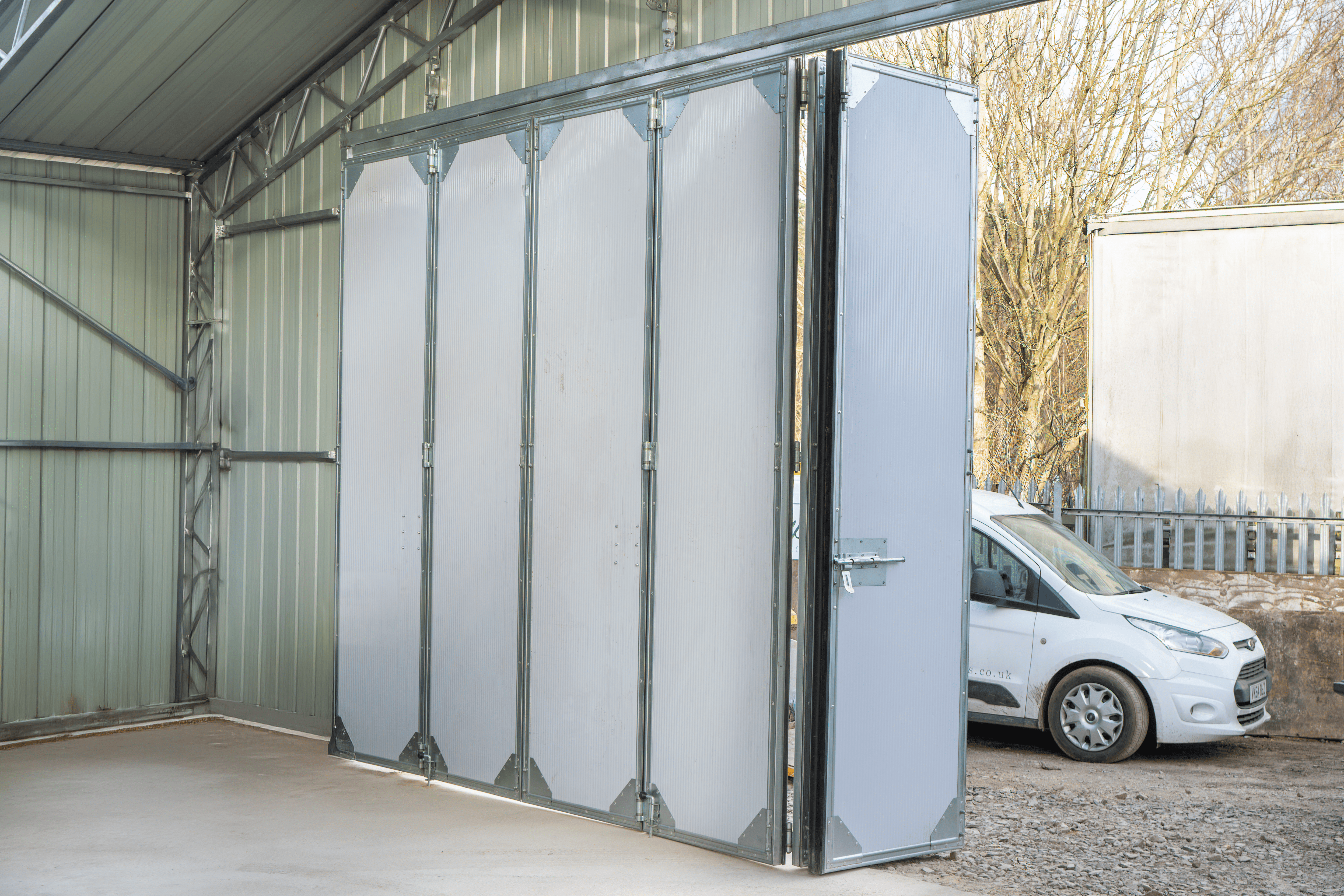 Staal Vliegtuig Hangaar