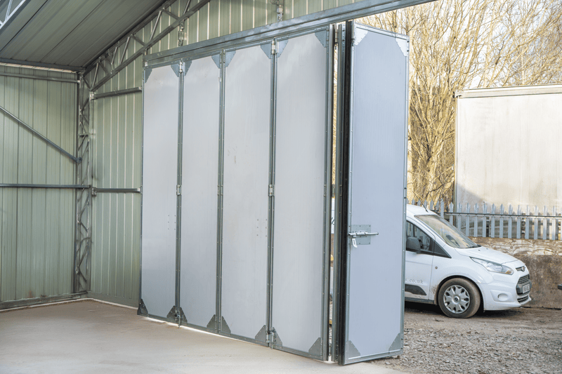 Staal Vliegtuig Hangaar