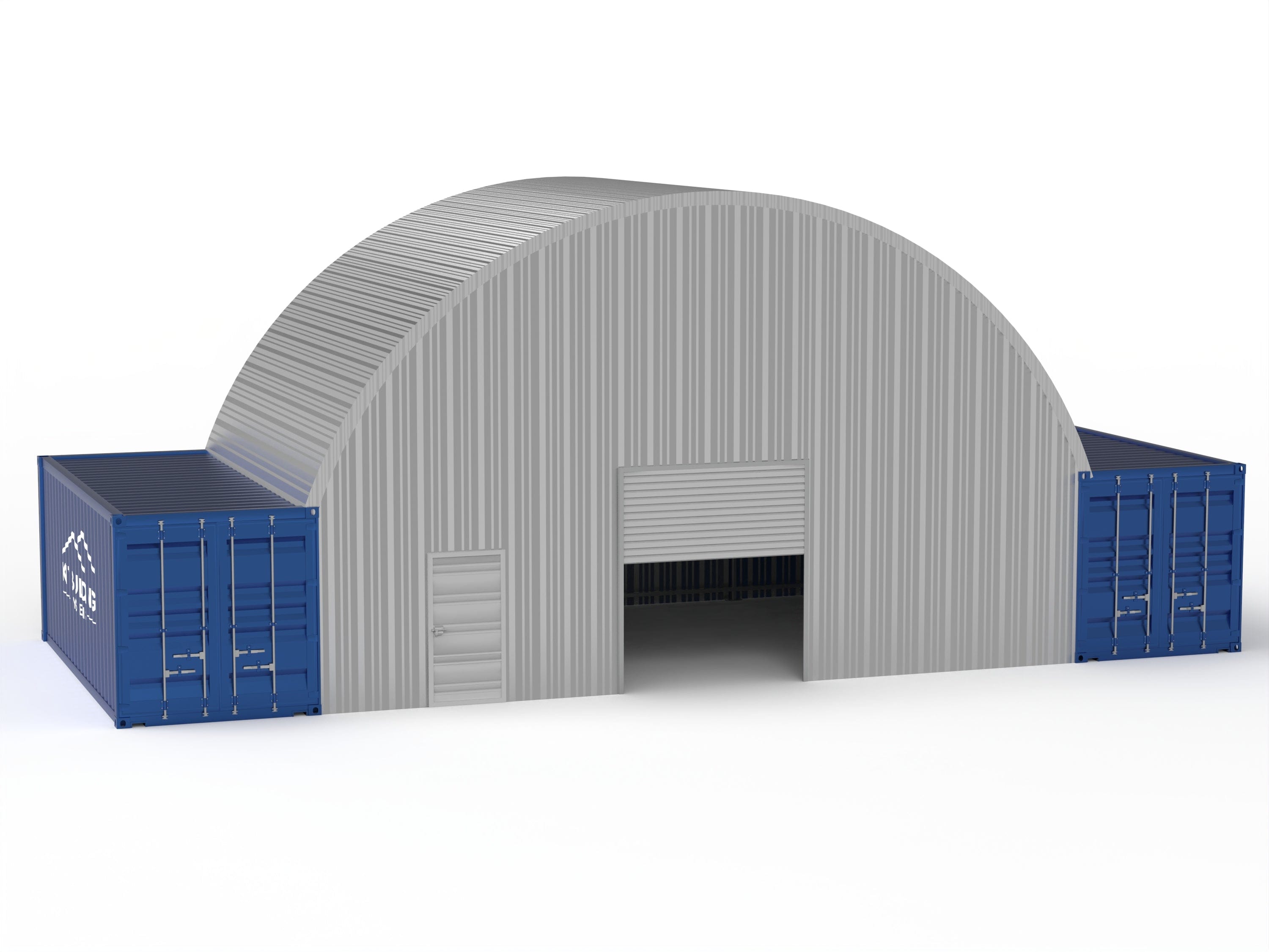 Staalhouer Skure - 33ft x 20ft x 12ft (10m x 6m x 3.6m)