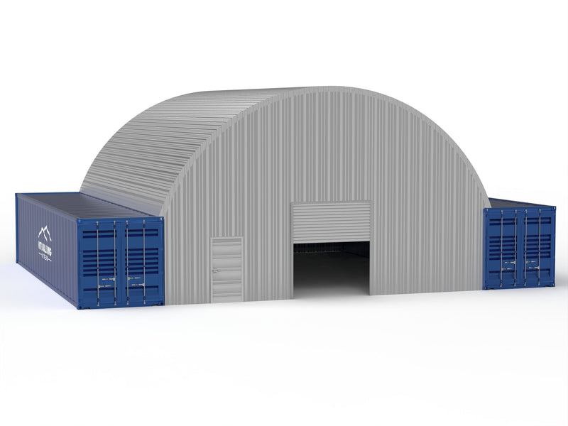 Staalhouer Skure - 33ft x 40ft x 12ft (10m x 12m x 3.6m)