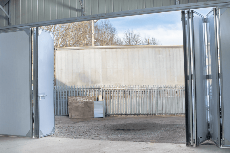 Staal Vliegtuig Hangaar