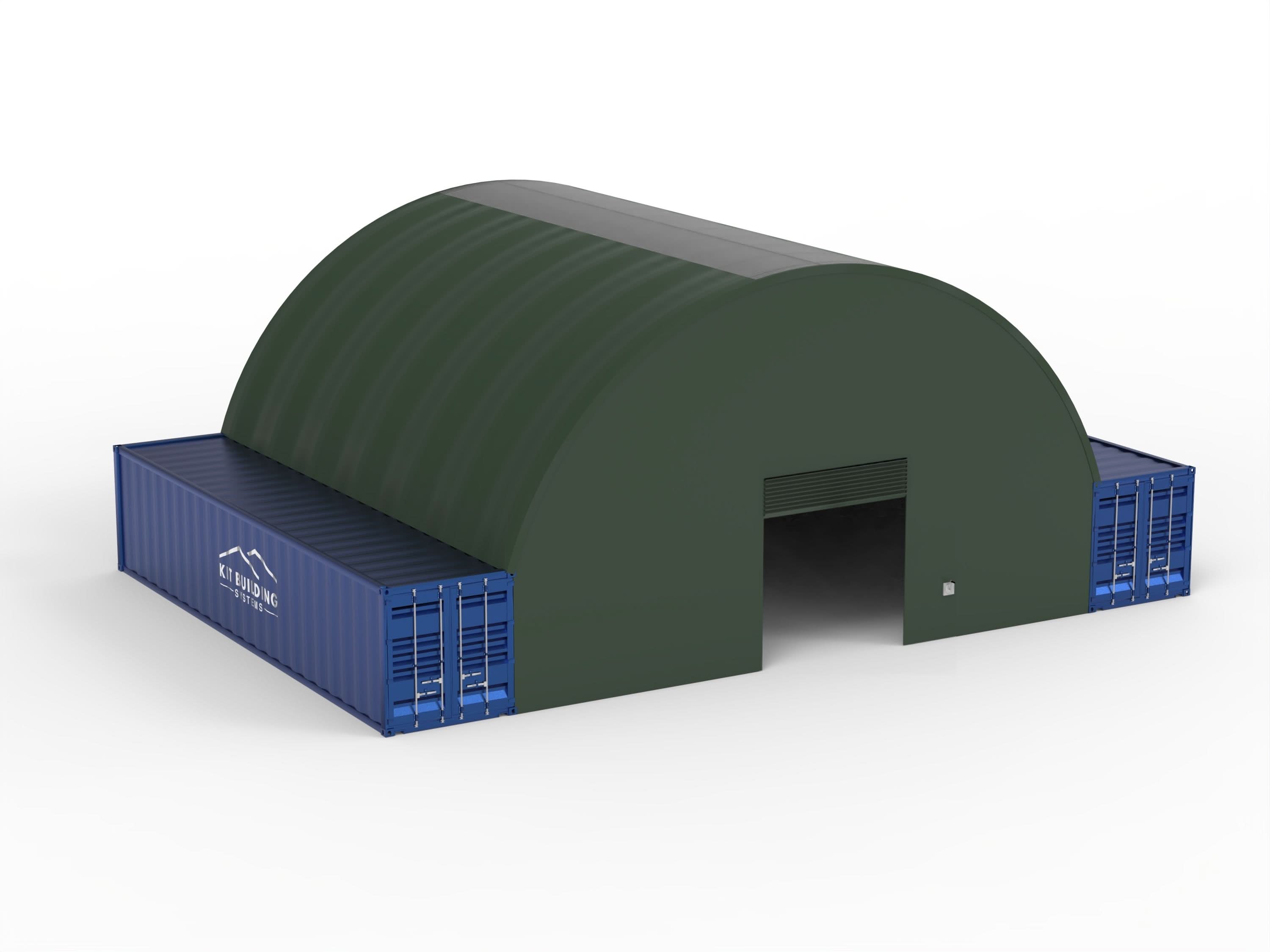 Kontener Skerms - 40ft x 40ft x 15ft (12m x 12m x 4.5m)