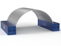 Steel Container Canopies - 40ft x 40ft x 15ft (12m x 12m x 4.5m)