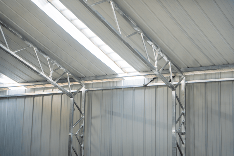 Staal Vliegtuig Hangaar