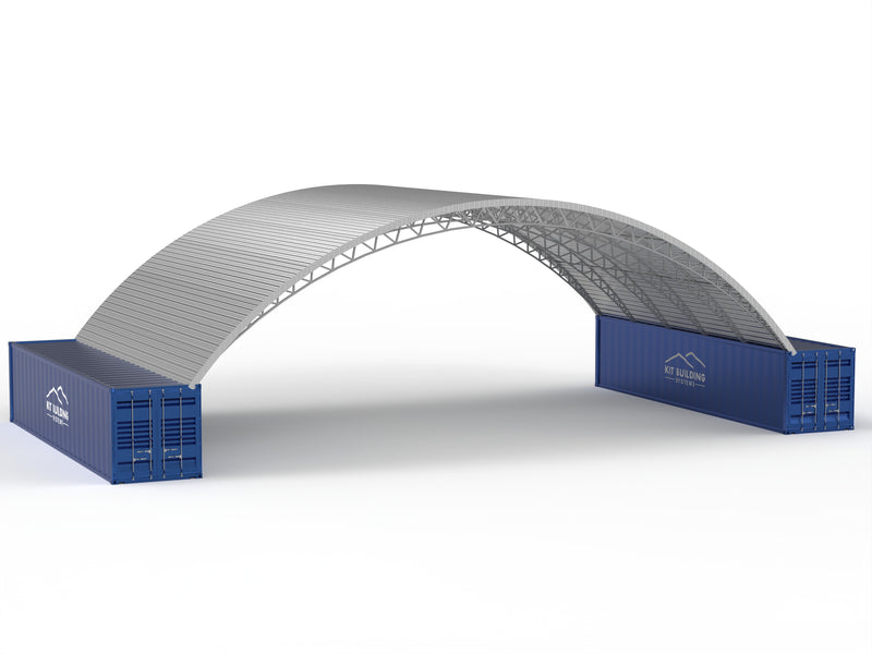 Steel Container Canopies - 60ft x 40ft x 20ft (18m x 12m x 6.1m)