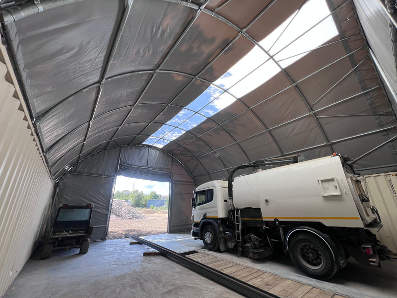 10m (33ft) Isikhala | Izembozo Zokugcina Izitsha - 33ft x 12ft (10m x 3.6m)