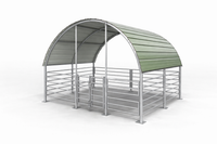 Steel Enclosed Livestock Shelters