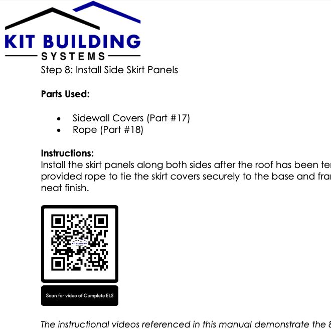Step-by-step instructions